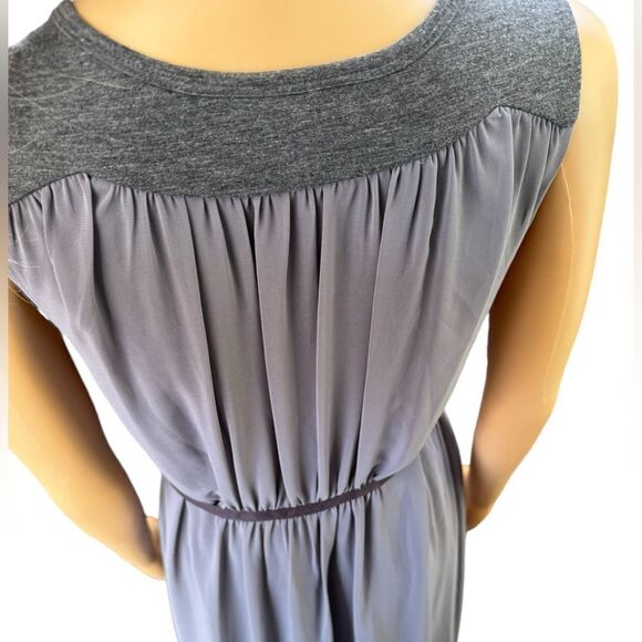 SIMPLY VERA Vera Wang Women's grey on grey lined  Sleeveless Dress Size M - Picture 5 of 13